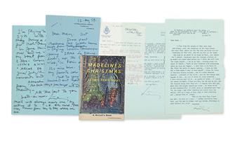 BEMELMANS, LUDWIG. Archive of items sent to theatrical producer Mary K. Frank concerning his play and novel, The Street Where the Heart